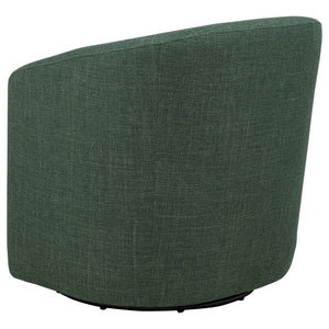 English Elm Sorenson Barrel Swivel Chair Plush Polyester Upholstery for Modern Living Spaces B062P519999