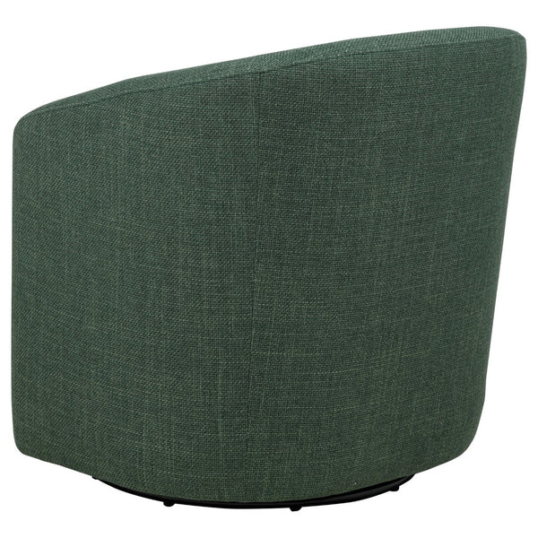 English Elm Sorenson Barrel Swivel Chair Plush Polyester Upholstery for Modern Living Spaces B062P519999