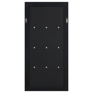 English Elm Cardinal Tall Beveled Wall Mirror with Three Integrated Shelves for Glam Entryway Display B062P520060