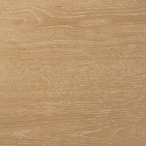 English Elm Crispin Round Oak Veneer Coffee Table with Open Shelf for Casual Living Rooms Light Oak B062P520062