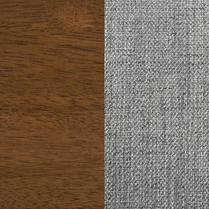 English Elm Flynn Parsons Counter Chair Set Upholstered Seating for Modern Dining Rooms Grey+Brown B062P520081
