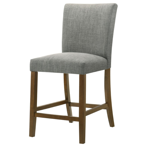 English Elm Flynn Parsons Counter Chair Set Upholstered Seating for Modern Dining Rooms Grey+Brown B062P520081