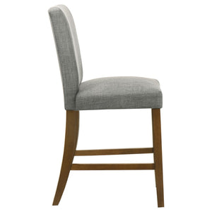 English Elm Flynn Parsons Counter Chair Set Upholstered Seating for Modern Dining Rooms Grey+Brown B062P520081