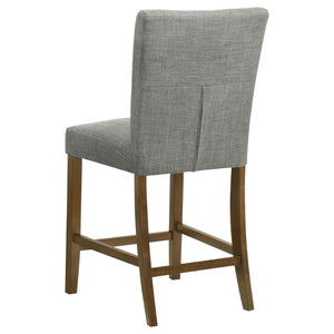 English Elm Flynn Parsons Counter Chair Set Upholstered Seating for Modern Dining Rooms Grey+Brown B062P520081