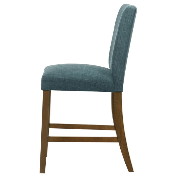 English Elm Flynn Parsons Upholstered Counter Chairs Set of 2 Rubberwood Legs Kitchen Bar Seating B062P520082