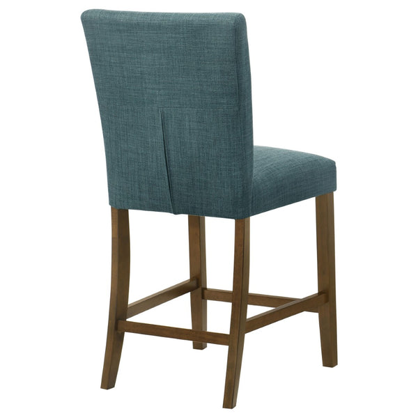 English Elm Flynn Parsons Upholstered Counter Chairs Set of 2 Rubberwood Legs Kitchen Bar Seating B062P520082