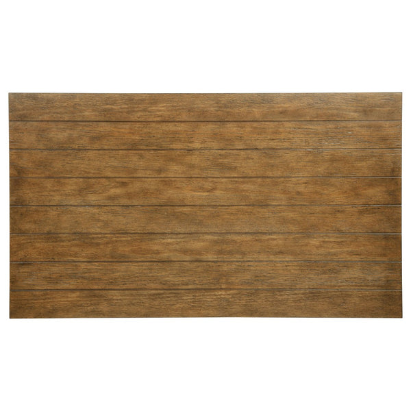 English Elm Castleton Farmhouse Lift Top Coffee Table with Hidden Storage and Rolling Casters Distressed Brown B062P520099
