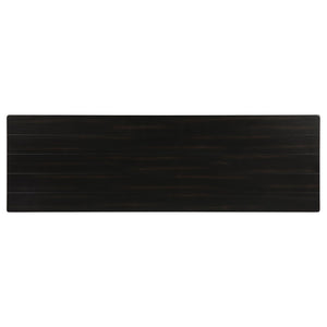 English Elm Castleton Plank Top Pine Console Table with Lower Shelf for Entryway or Sofa Wall B062P520102