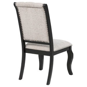 English Elm Kinzler Tufted Upholstered Dining Side Chairs with Nailhead Trim Set of 2 B062P520140