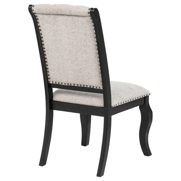 English Elm Kinzler Tufted Upholstered Dining Side Chairs with Nailhead Trim Set of 2 B062P520140