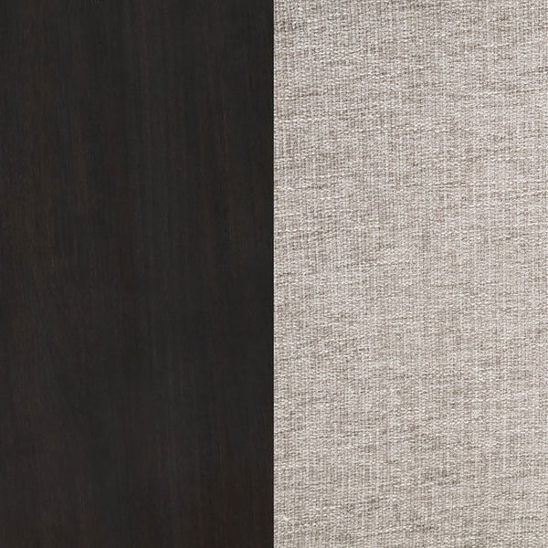 English Elm Kinzler Wingback Dining Armchairs Tufted Tan Upholstery Nailhead Trim Set of 2 B062P520141