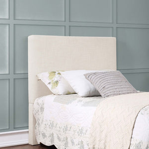 English Elm Simone Upholstered Twin Headboard Foam Padded Panel Bed Frame for Any Bedroom B062P520164