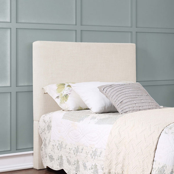 English Elm Simone Upholstered Twin Headboard Foam Padded Panel Bed Frame for Any Bedroom B062P520164