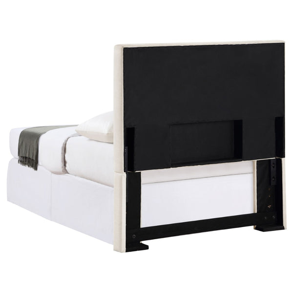 English Elm Simone Upholstered Twin Headboard Foam Padded Panel Bed Frame for Any Bedroom B062P520164