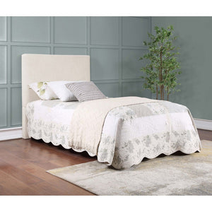 English Elm Simone Upholstered Twin Headboard Foam Padded Panel Bed Frame for Any Bedroom B062P520164