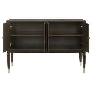 English Elm Blakely Ash Veneer Four Door Sideboard Mid Century Modern Dining Storage Cabinet B062P520203