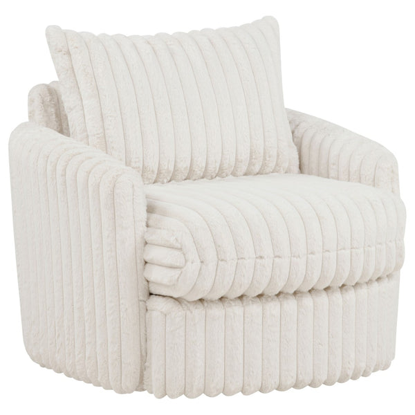English Elm Whittier Velvet Lounge Accent Chair with Pocket Coil Cushions and Gold Metal Legs Ivory B062P520988