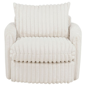 English Elm Whittier Velvet Lounge Accent Chair with Pocket Coil Cushions and Gold Metal Legs Ivory B062P520988
