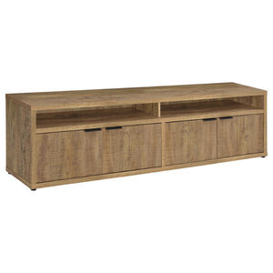 English Elm Palmer Wide Mango Wood TV Stand with Four Door Storage for Media Rooms B062P521007