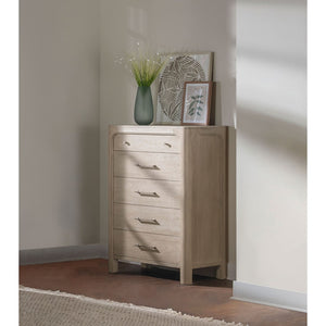English Elm Flores Five Drawer Mango Wood Chest with Arched Fronts for Modern Farmhouse Bedrooms B062P521029
