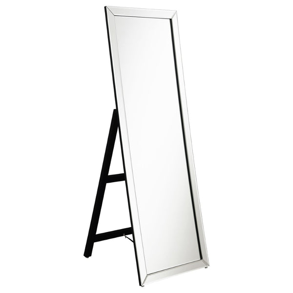 English Elm Aika Full Length Standing Mirror with Mirrored Frame for Bedroom or Dressing Room B062P521047