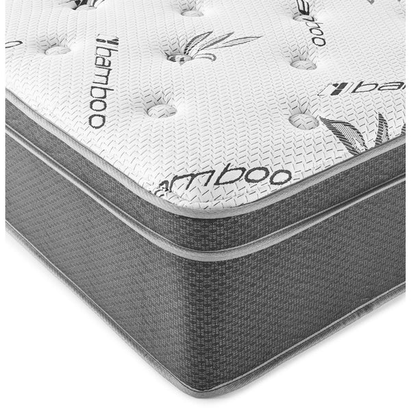English Elm Vancouver Queen Hybrid Mattress Gel Memory Foam Euro Top Bamboo Cover Cool Sleep B062P521048