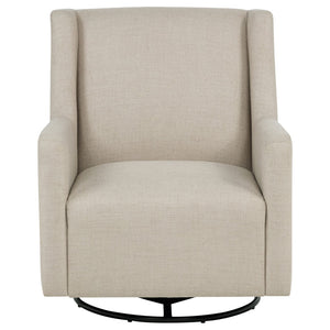 English Elm Odessa Swivel Glider Accent Chair Polyester Upholstery Tall Back for Nursery or Den B062P521078