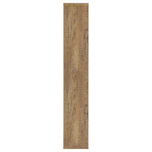 English Elm Currey Asymmetric Six Shelf Bookcase Sculptural Open Cubby Display for Modern Homes B062P521101