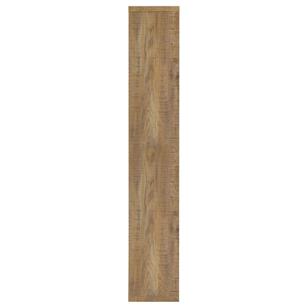 English Elm Currey Asymmetric Six Shelf Bookcase Sculptural Open Cubby Display for Modern Homes B062P521101