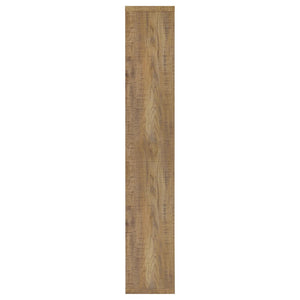 English Elm Currey Asymmetric Six Shelf Bookcase Sculptural Open Cubby Display for Modern Homes B062P521101