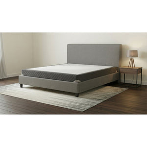 English Elm Grey Twin Xl Low Profile Box Spring with Slatted Support and Quiet Padded Foundation B062P522017