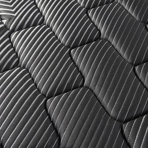 English Elm Black Queen Hybrid Mattress with Copper Gel Foam for Cool Firm Spinal Support B062P522025