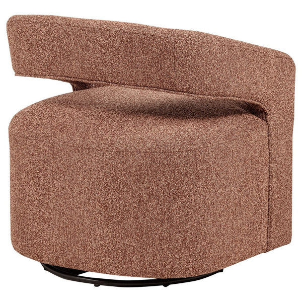 English Elm Brillia Bouclé Barrel Swivel Chair Sculptural Foam Seat for Living Room Lounge B062P523353