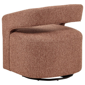 English Elm Brillia Bouclé Barrel Swivel Chair Sculptural Foam Seat for Living Room Lounge B062P523353