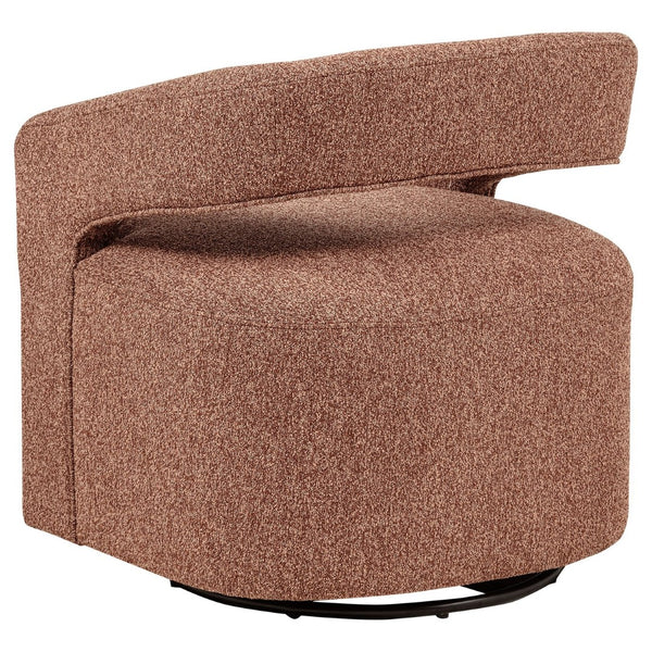 English Elm Brillia Bouclé Barrel Swivel Chair Sculptural Foam Seat for Living Room Lounge B062P523353