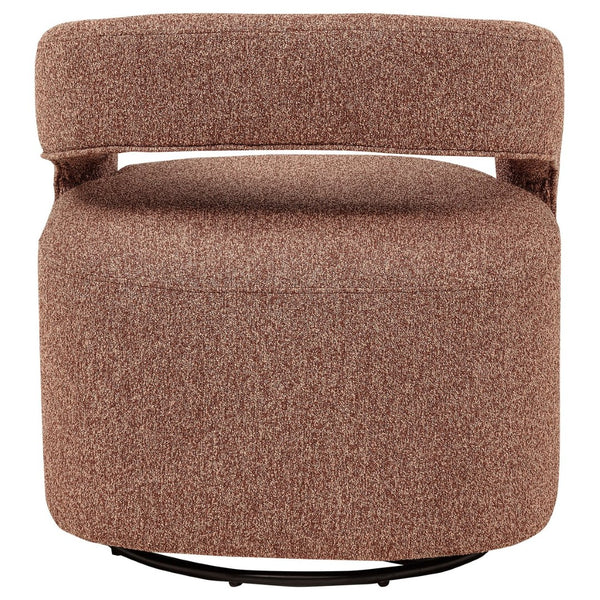 English Elm Brillia Bouclé Barrel Swivel Chair Sculptural Foam Seat for Living Room Lounge B062P523353