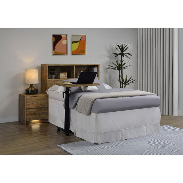 English Elm Geary Full Bookcase Headboard with Open Cubbies in Warm Mango Wood Finish B062P523355