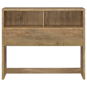 English Elm Geary Full Bookcase Headboard with Open Cubbies in Warm Mango Wood Finish B062P523355