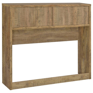 English Elm Geary Full Bookcase Headboard with Open Cubbies in Warm Mango Wood Finish B062P523355