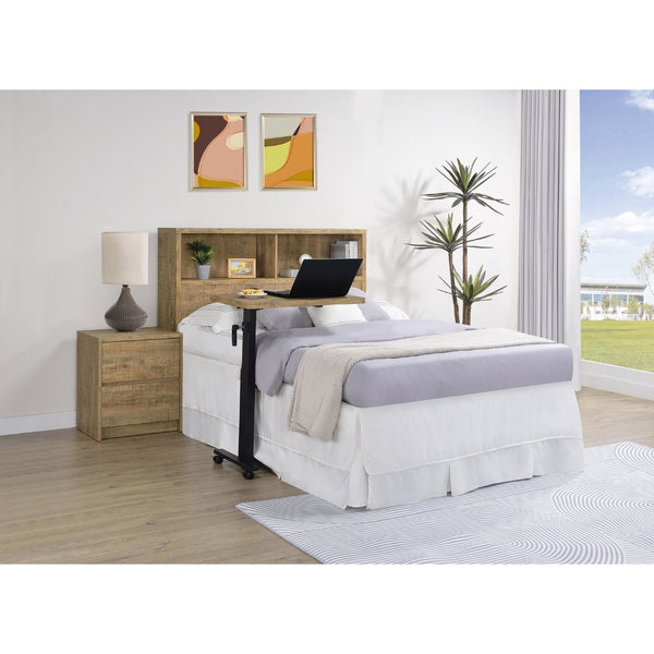 English Elm Geary Full Bookcase Headboard with Open Cubbies in Warm Mango Wood Finish B062P523355