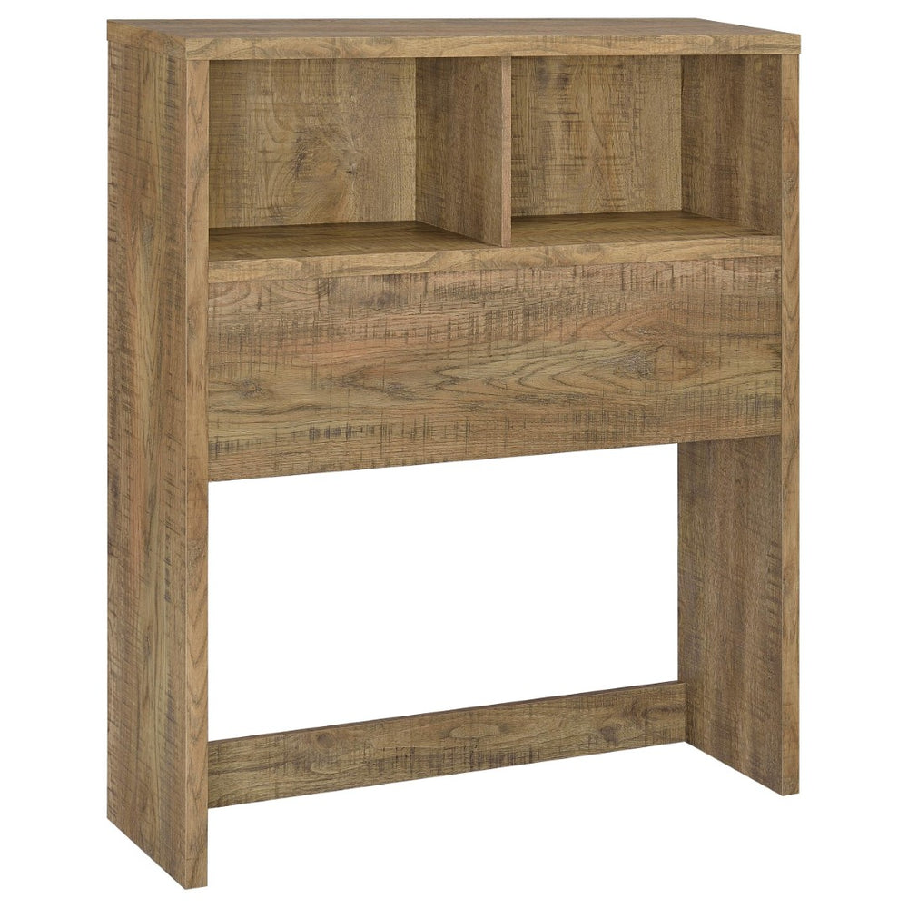 English Elm Geary Twin Bookcase Headboard with Three Open Cubbies in Warm Mango Wood Finish B062P523356