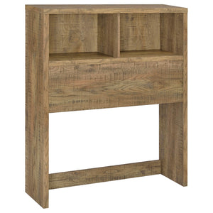 English Elm Geary Twin Bookcase Headboard with Three Open Cubbies in Warm Mango Wood Finish B062P523356