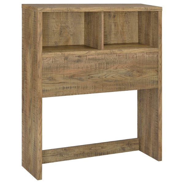 English Elm Geary Twin Bookcase Headboard with Three Open Cubbies in Warm Mango Wood Finish B062P523356