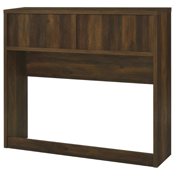 English Elm Geary Full Bookcase Headboard with Three Open Cubbies in Dark Pine Finish B062P523358