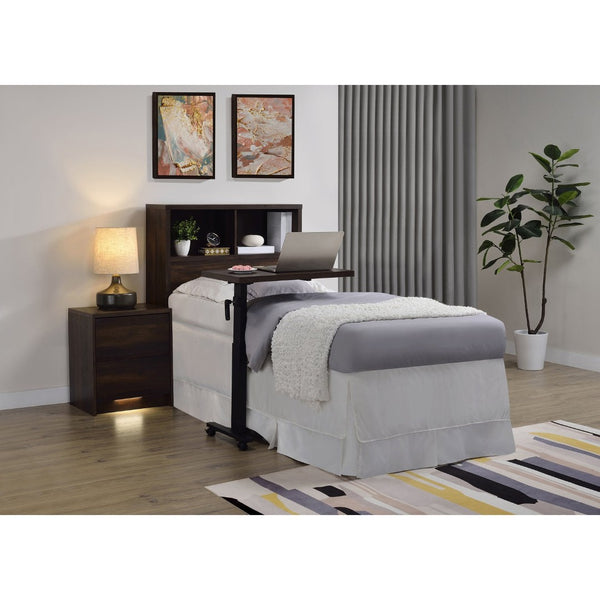 English Elm Geary Twin Bookcase Headboard with Three Open Cubbies in Warm Dark Pine Finish B062P523359