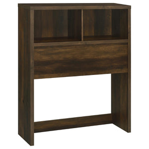 English Elm Geary Twin Bookcase Headboard with Three Open Cubbies in Warm Dark Pine Finish B062P523359