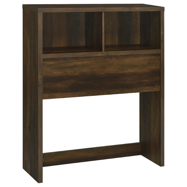 English Elm Geary Twin Bookcase Headboard with Three Open Cubbies in Warm Dark Pine Finish B062P523359