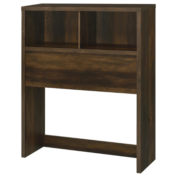 English Elm Geary Twin Bookcase Headboard with Three Open Cubbies in Warm Dark Pine Finish B062P523359