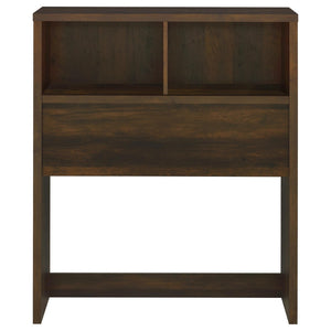 English Elm Geary Twin Bookcase Headboard with Three Open Cubbies in Warm Dark Pine Finish B062P523359