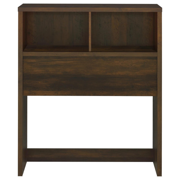 English Elm Geary Twin Bookcase Headboard with Three Open Cubbies in Warm Dark Pine Finish B062P523359